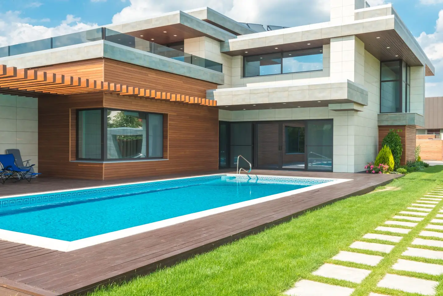 Swimming pool built in Seven Oaks, NSW